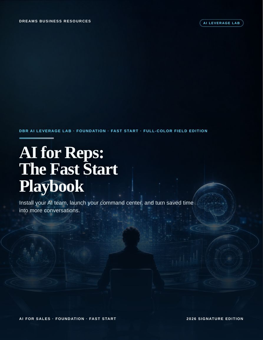 AI for Reps: The Fast Start Playbook · page 1