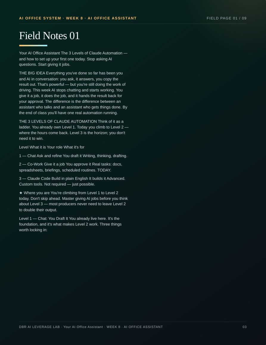 Your AI Office Assistant · page 3