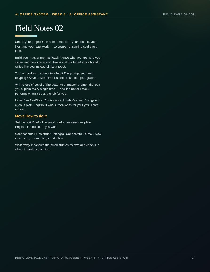 Your AI Office Assistant · page 4