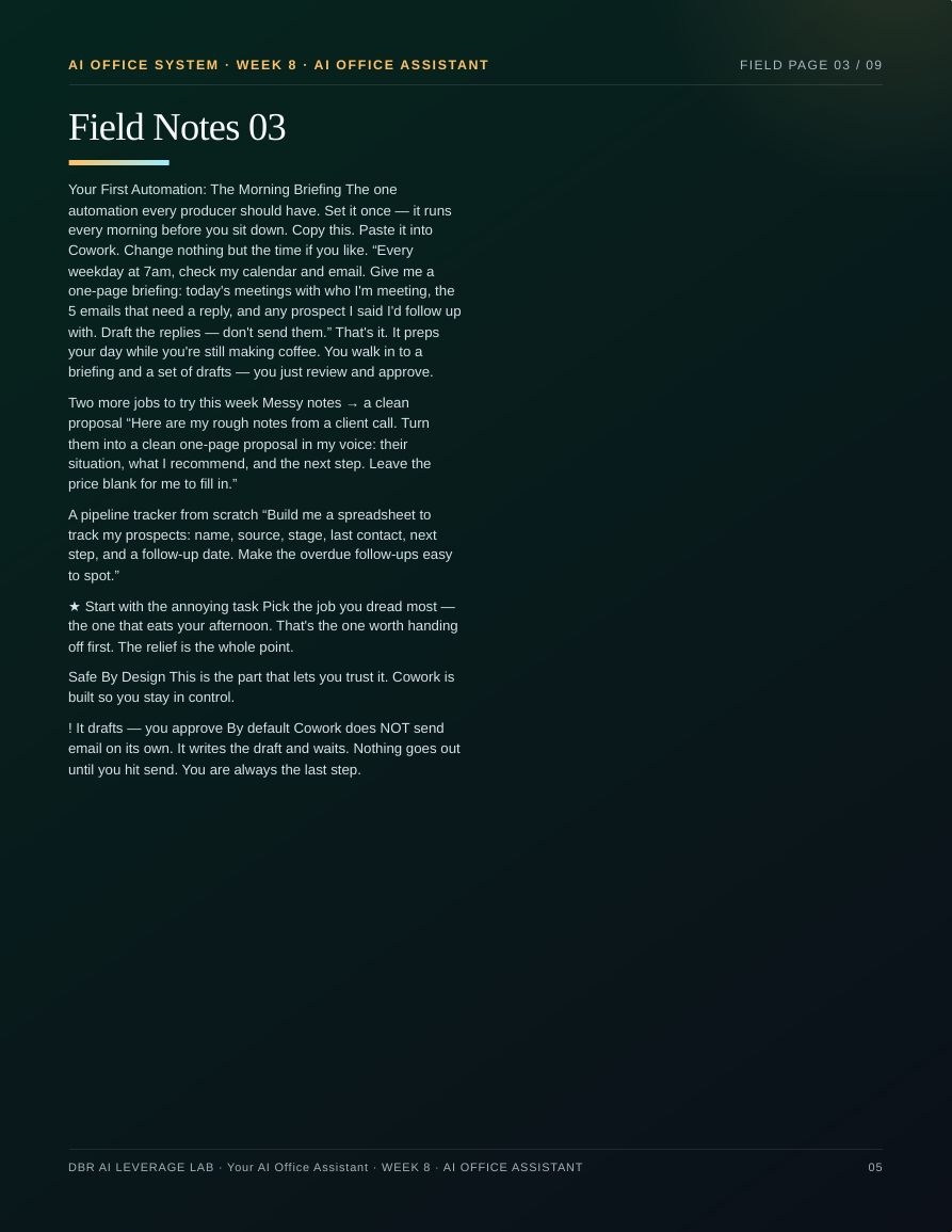 Your AI Office Assistant · page 5