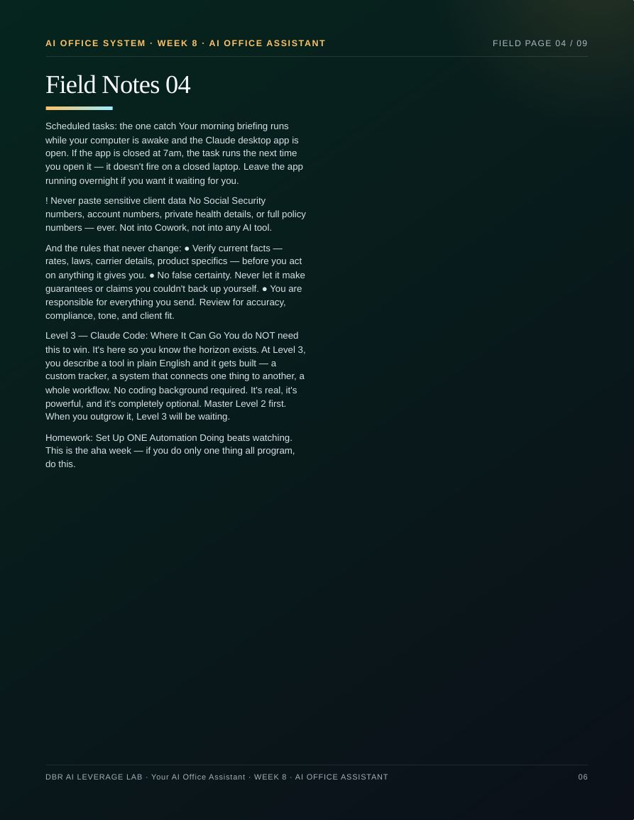 Your AI Office Assistant · page 6