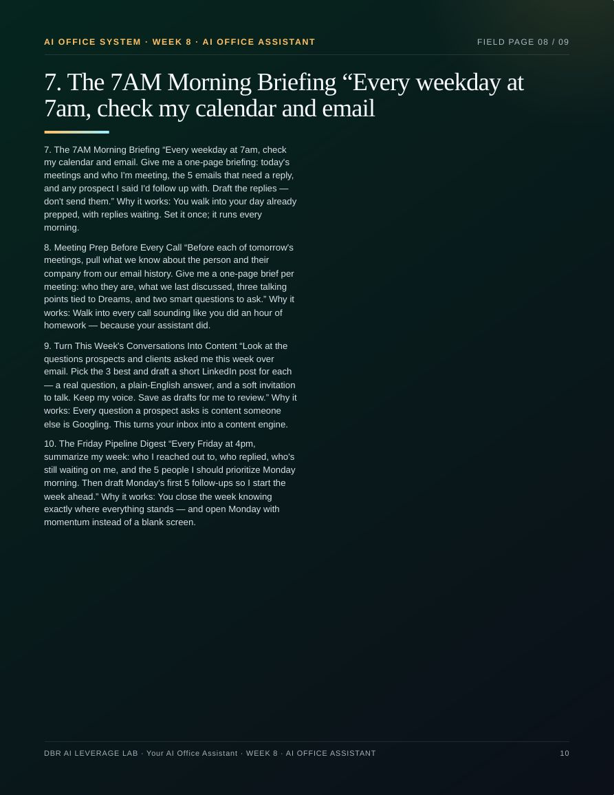 Your AI Office Assistant · page 10