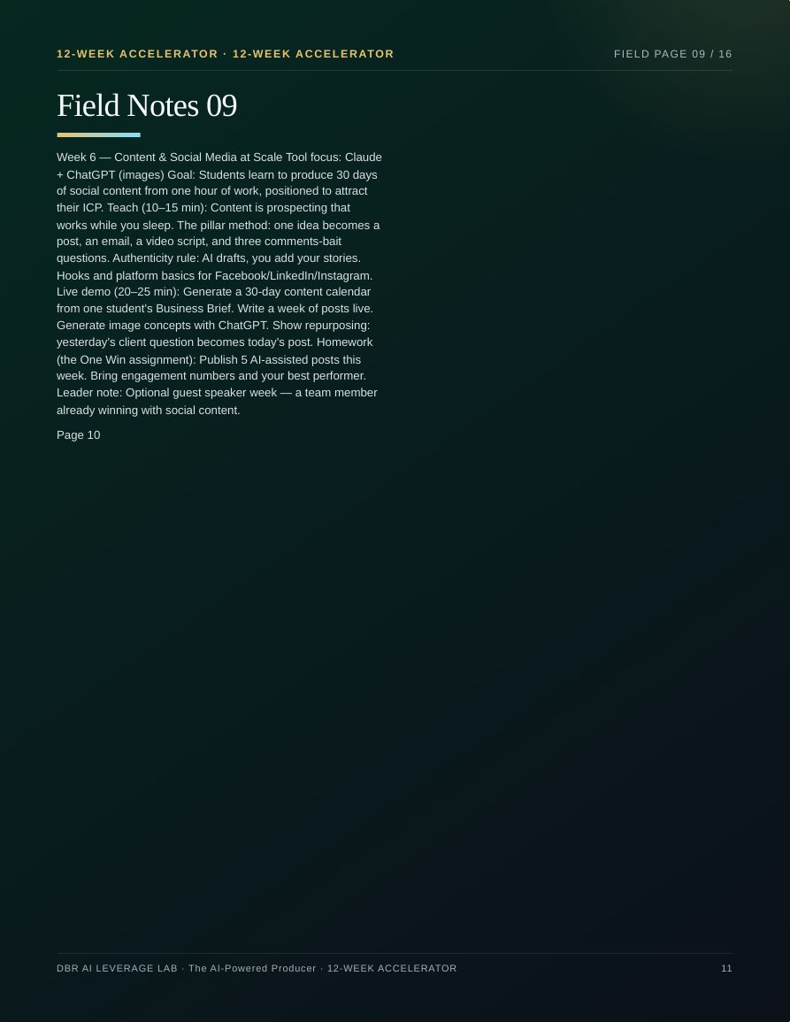 The AI-Powered Producer · page 11