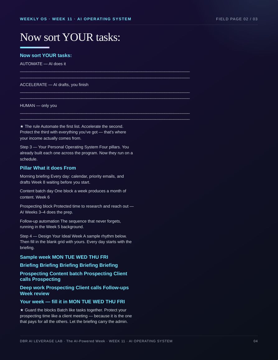 The AI-Powered Week · page 4