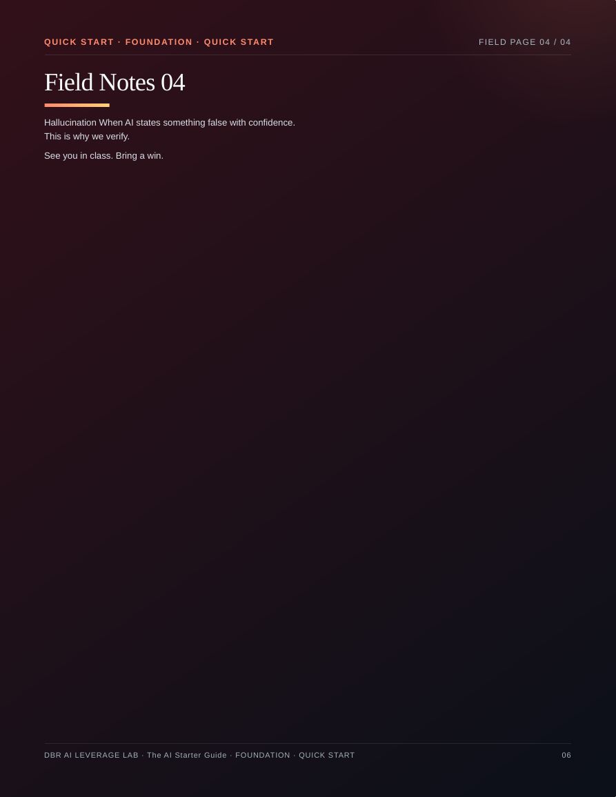 The AI Starter Guide · page 6