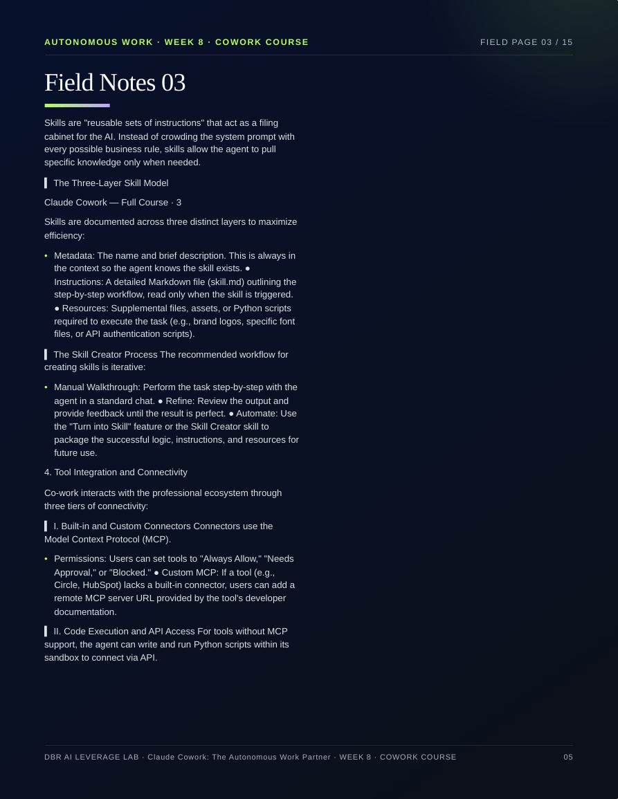 Claude Cowork: The Autonomous Work Partner · page 5