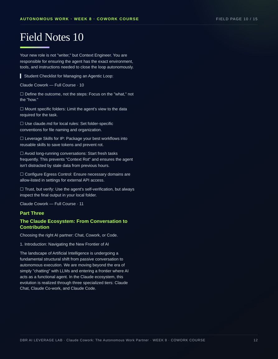 Claude Cowork: The Autonomous Work Partner · page 12
