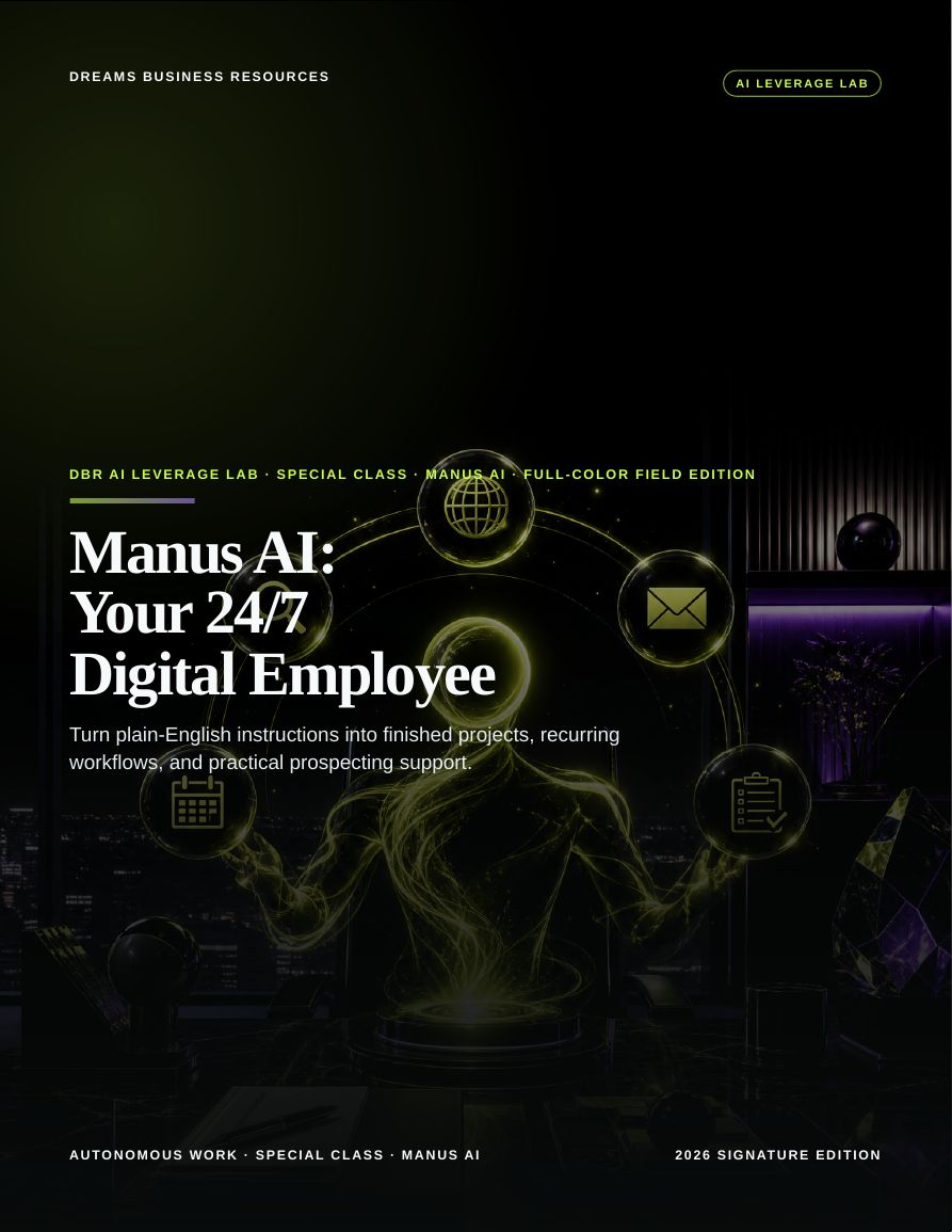 Manus AI: Your 24/7 Digital Employee · page 1