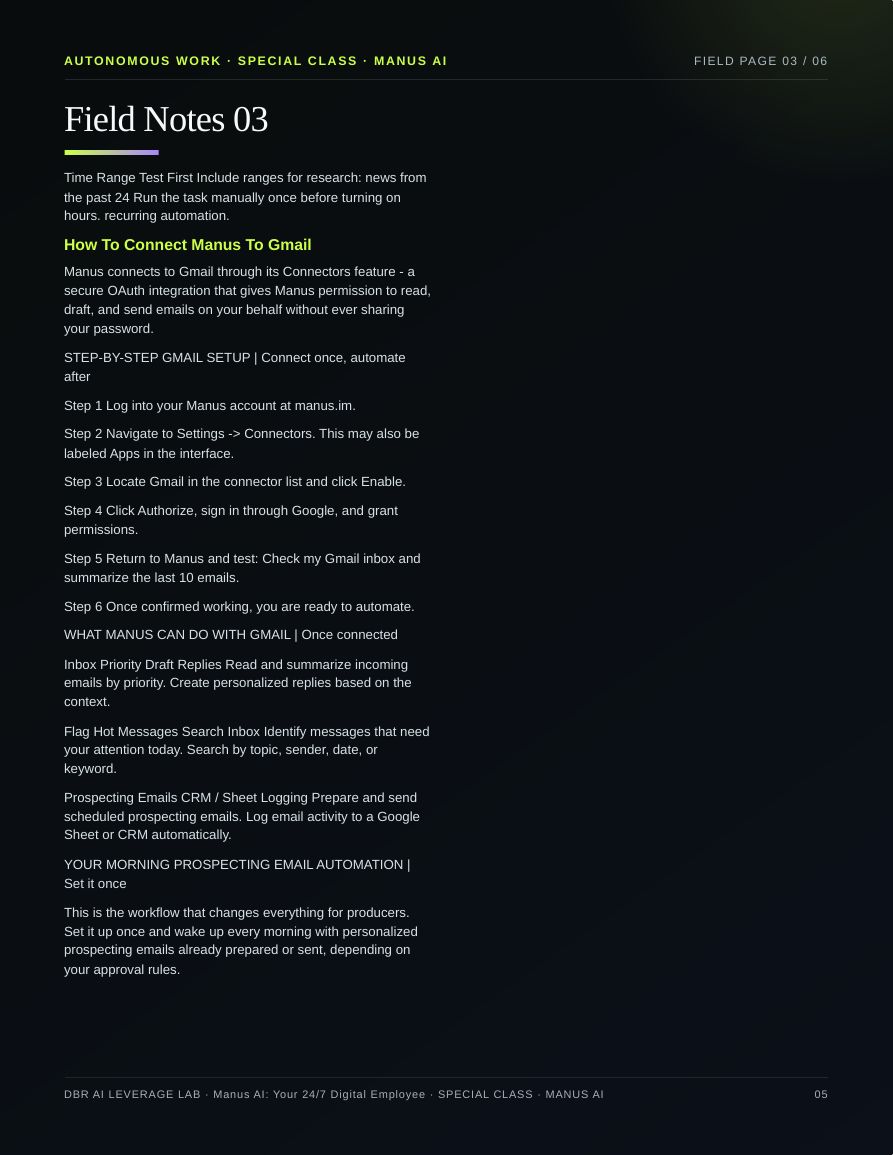 Manus AI: Your 24/7 Digital Employee · page 5