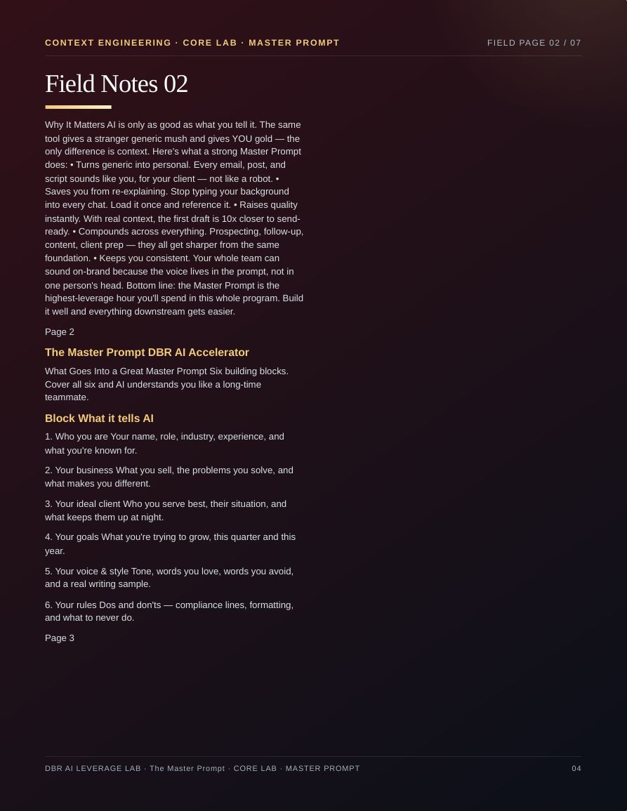 The Master Prompt · page 4