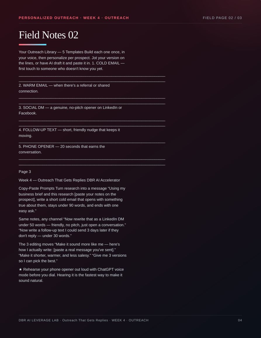 Outreach That Gets Replies · page 4