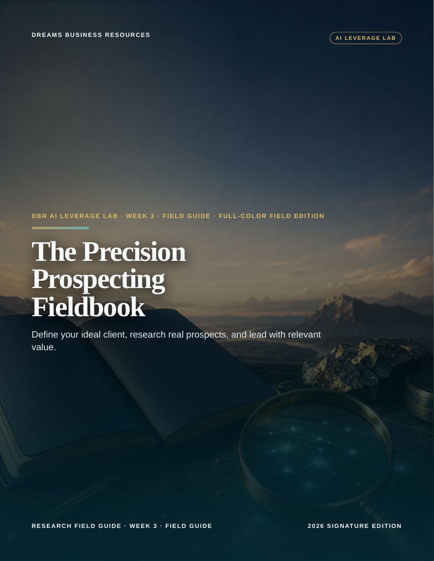 The Precision Prospecting Fieldbook · page 1