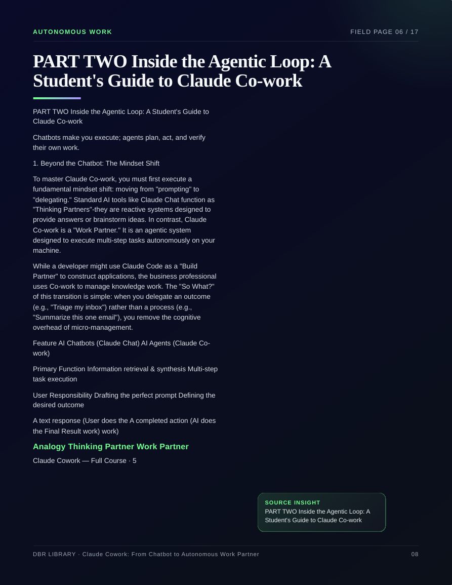 Claude Cowork: From Chatbot to Autonomous Work Partner · page 8