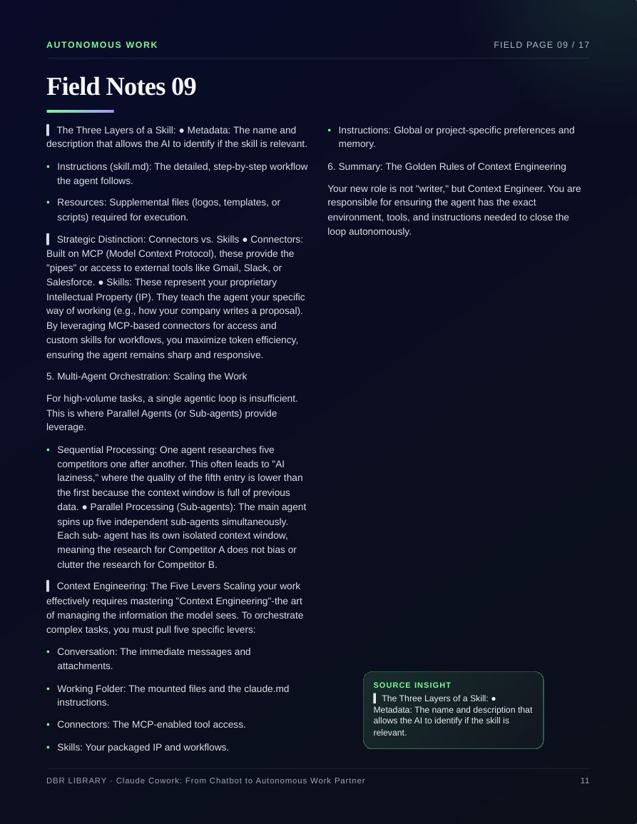 Claude Cowork: From Chatbot to Autonomous Work Partner · page 11