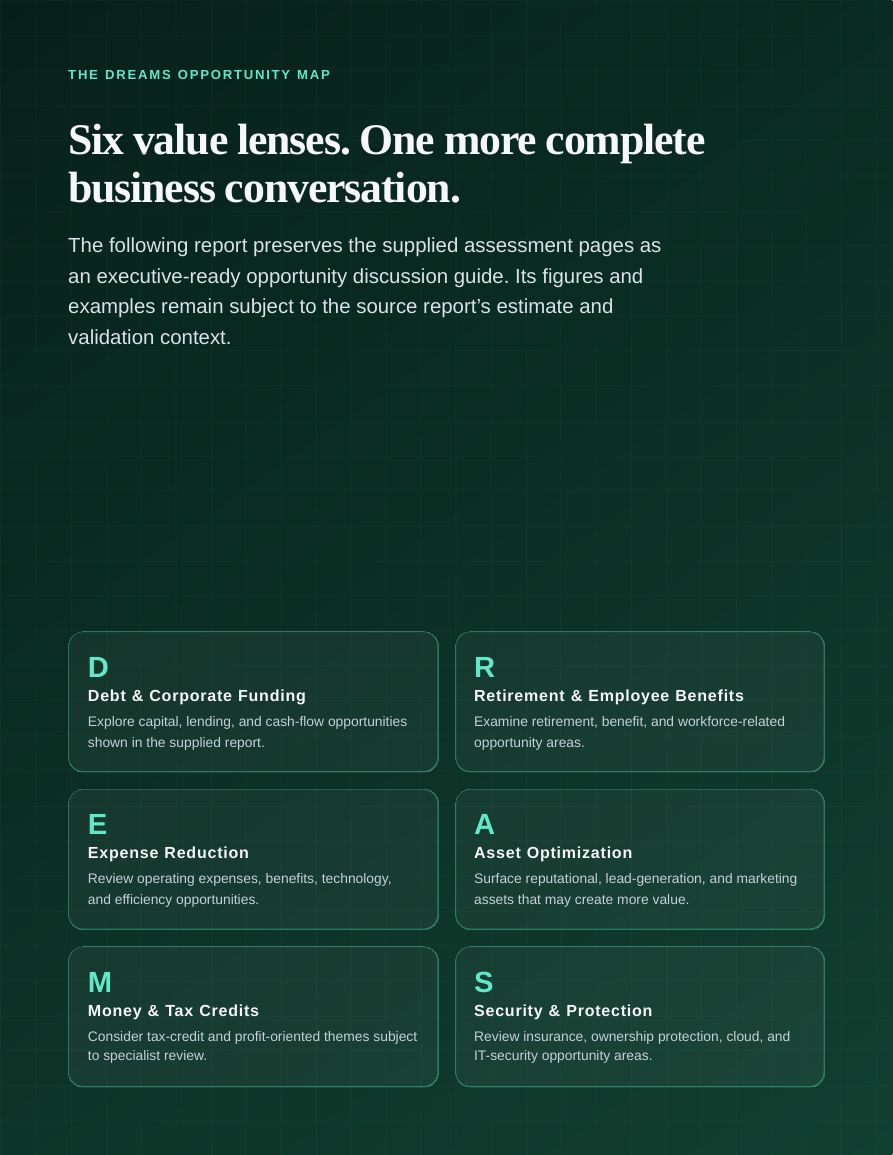 DREAMS Score for Business · page 2