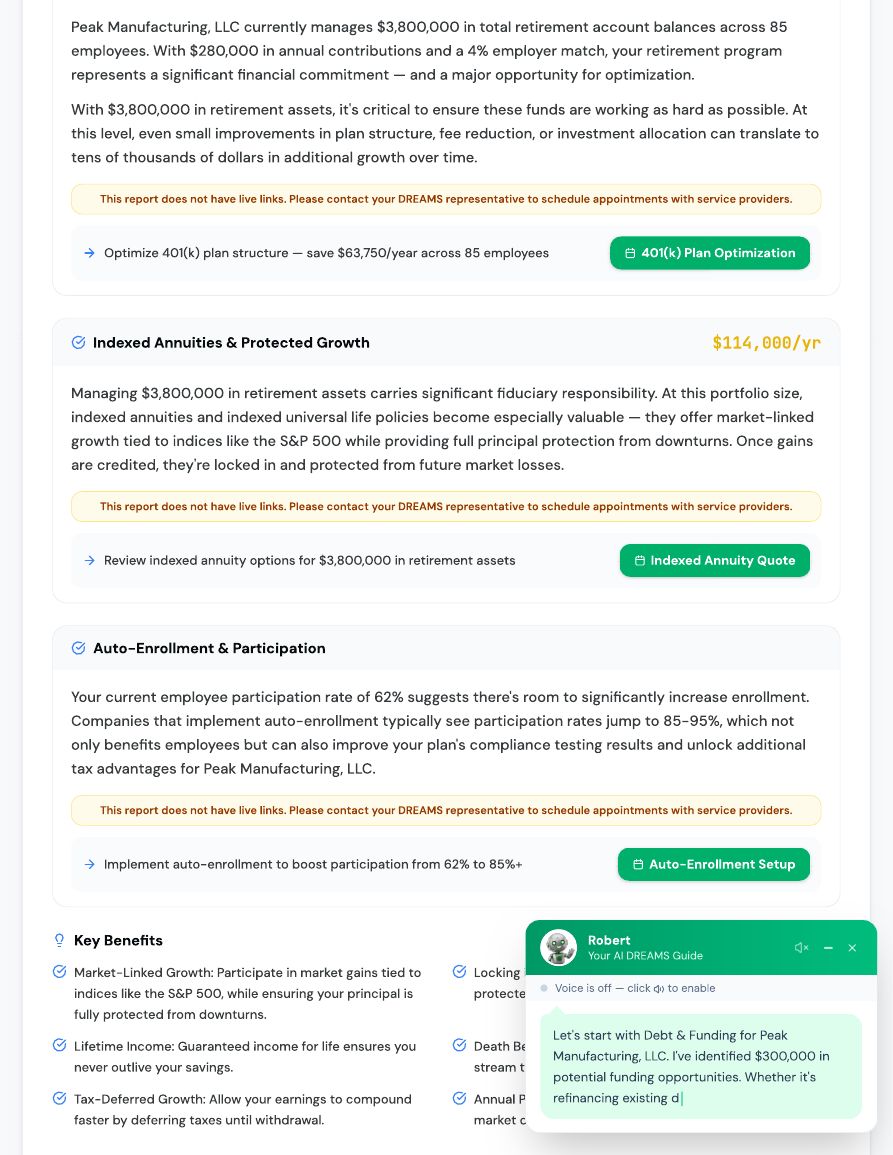 DREAMS Score for Business · page 8