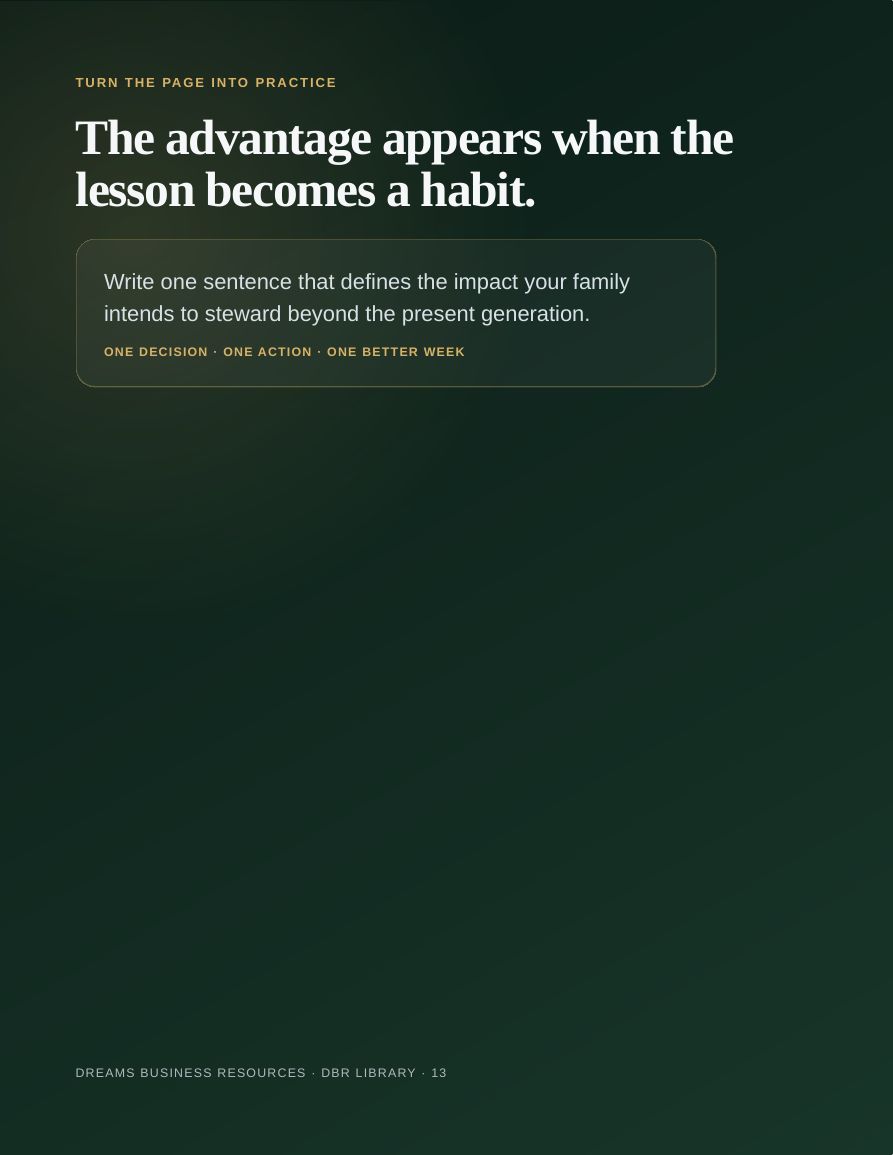 The Bobby Family Legacy · page 13