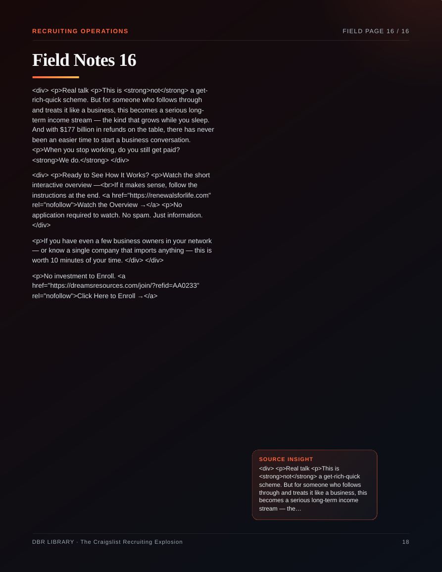 The Craigslist Recruiting Explosion · page 18