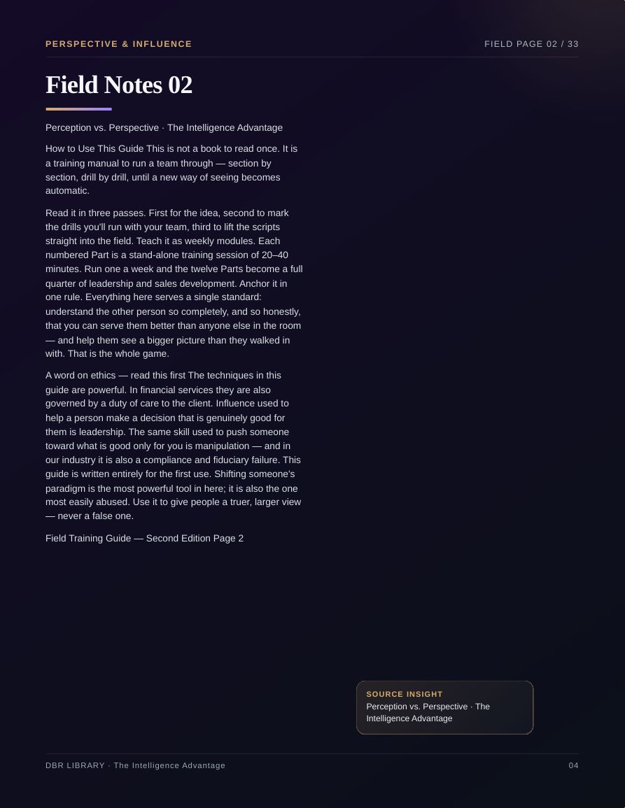 The Intelligence Advantage · page 4