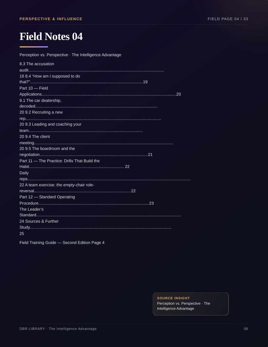 The Intelligence Advantage · page 6