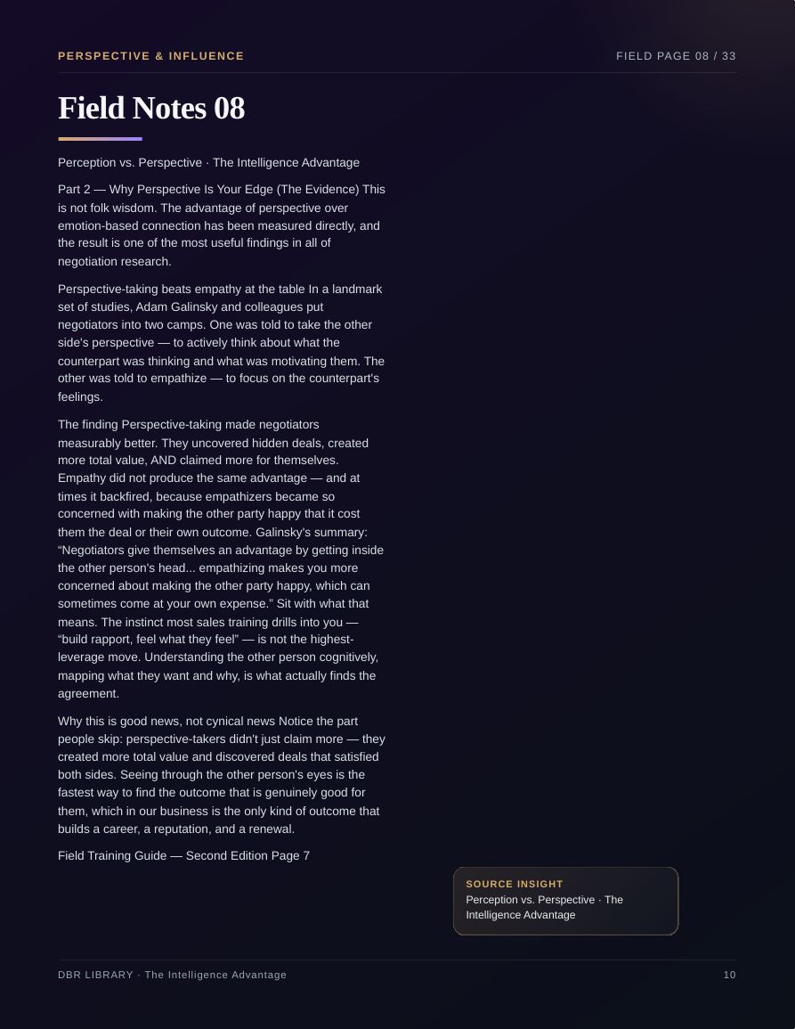 The Intelligence Advantage · page 10