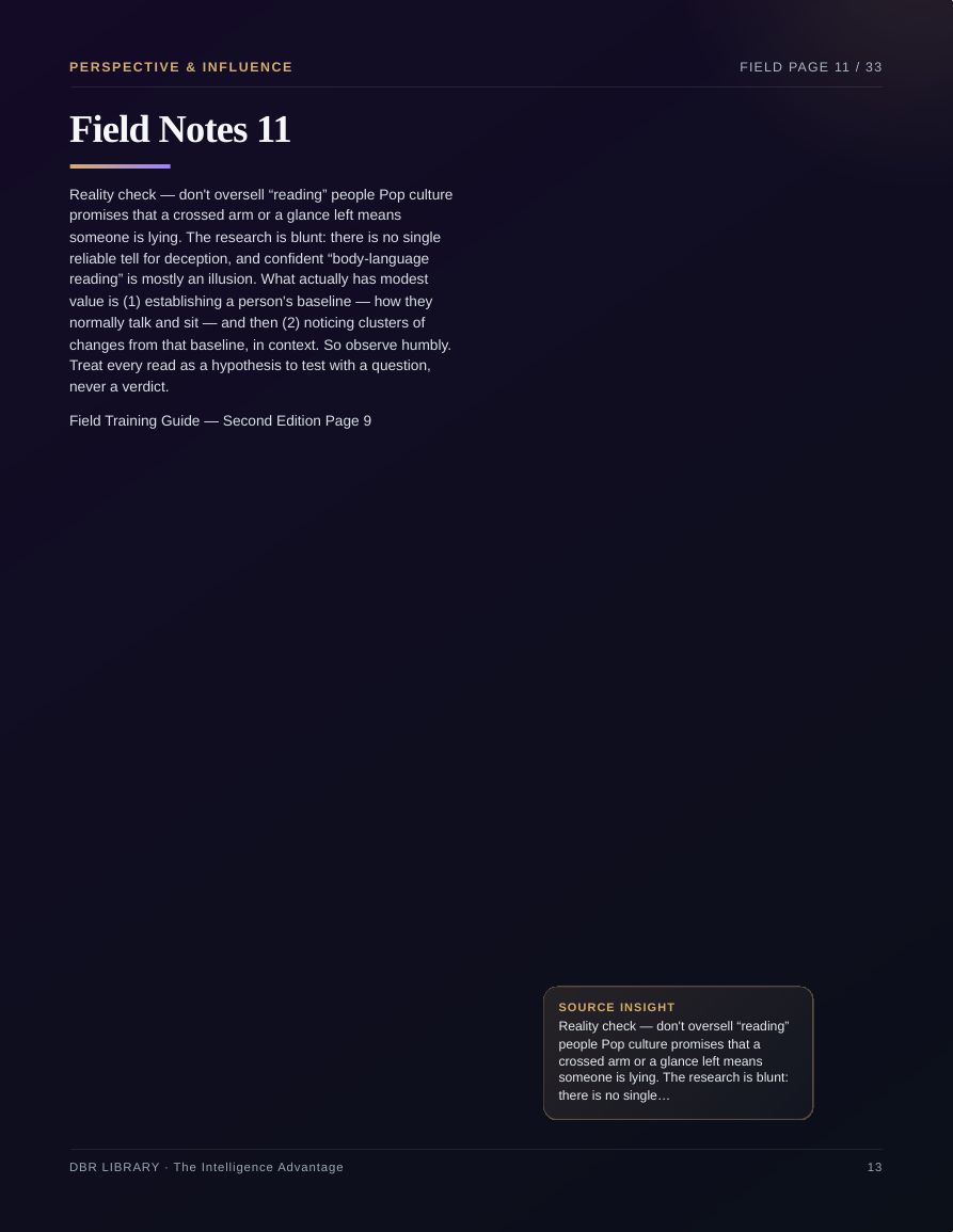 The Intelligence Advantage · page 13