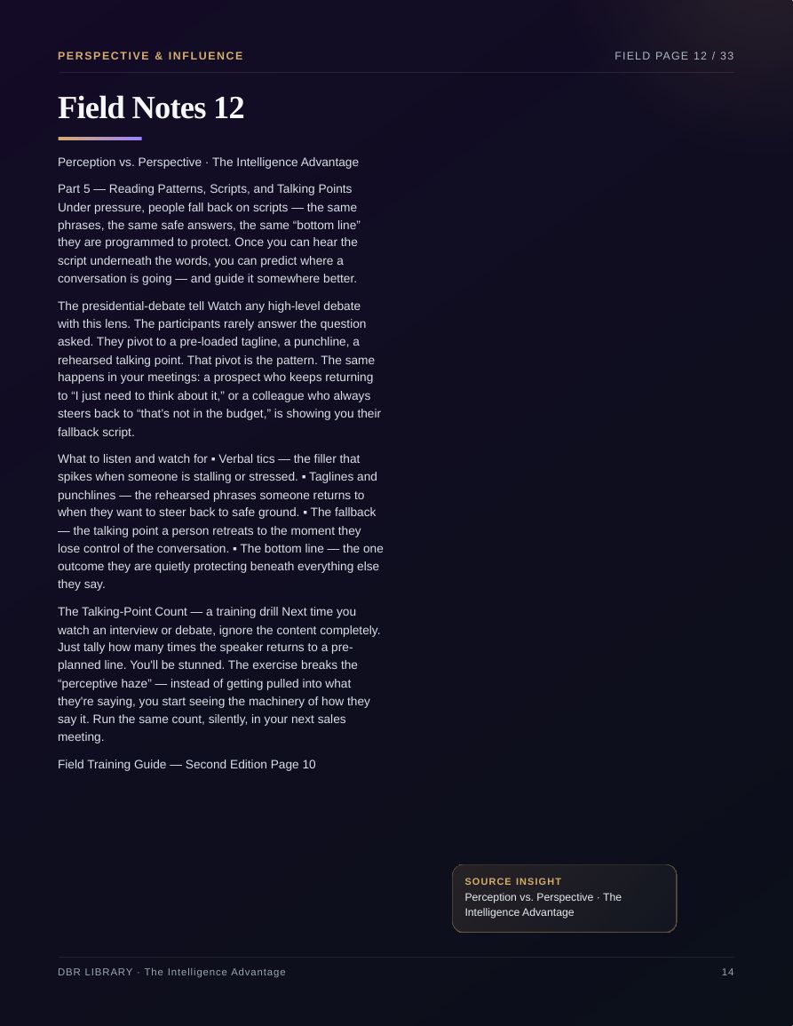 The Intelligence Advantage · page 14