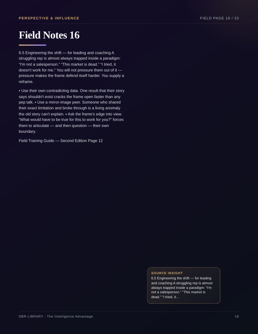 The Intelligence Advantage · page 18