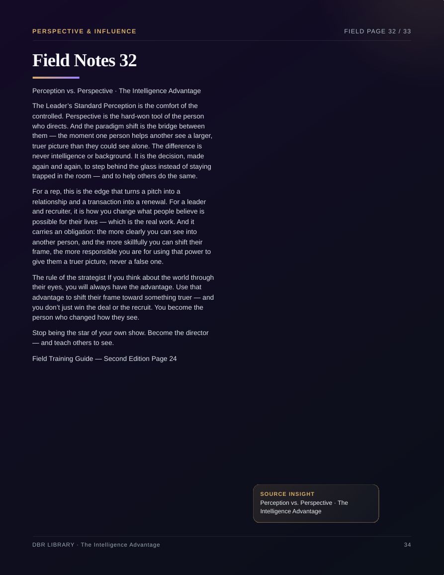 The Intelligence Advantage · page 34
