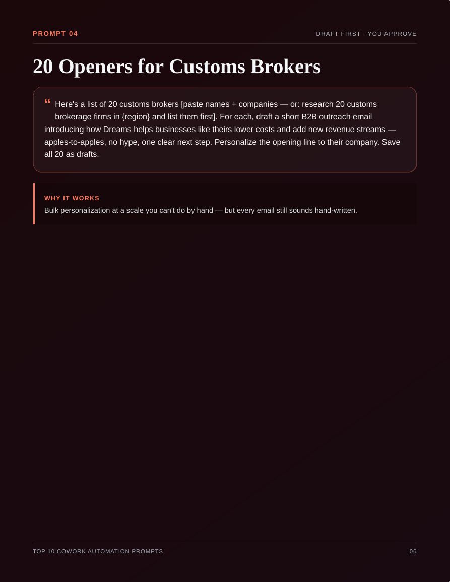 Top 10 Cowork Automation Prompts · page 7
