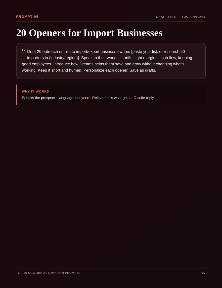 Top 10 Cowork Automation Prompts · page 8