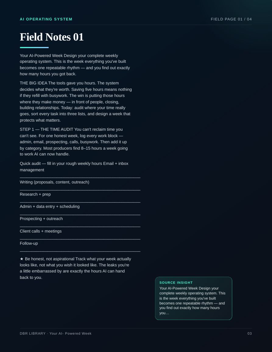 Your AI-Powered Week · page 3