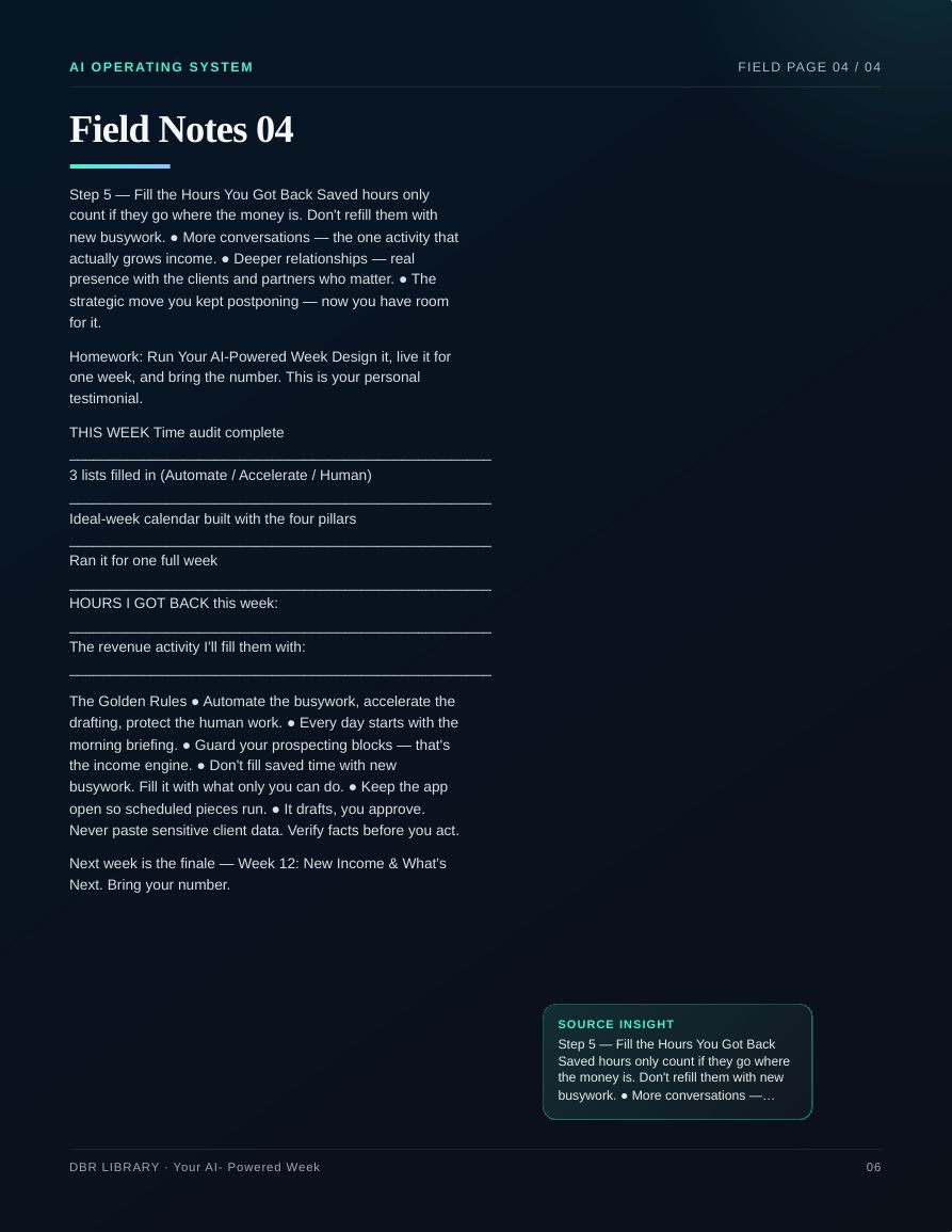 Your AI-Powered Week · page 6
